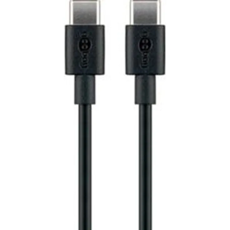 Goobay 51243 - Sync- & Ladekabel, USB-C -> USB-C, 2,0m, schwarz