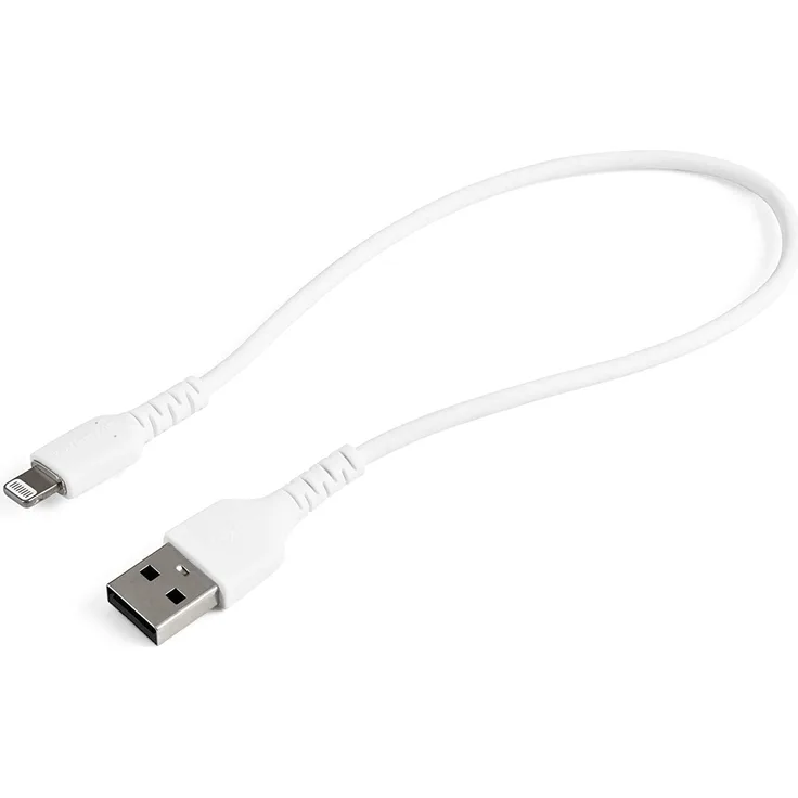 STARTECH.COM 30 cm USB auf Lightning - MFi-zertifiziertes Lightning Kabel - Premium - Langlebiges iPhone Ladekabel - weiß (RUSBLTMM30 cmW)