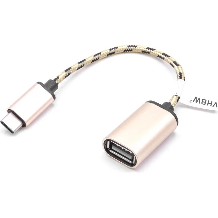 VHBW Adapter-Kabel von USB Typ C auf USB 2.0 passend für Apple Macbook, Macbook Pro, TV 4