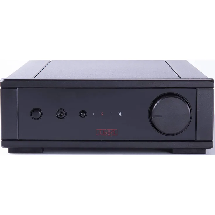 Rega IO Vollverstärker, Stereo, mit Phonoteil, Schwarz