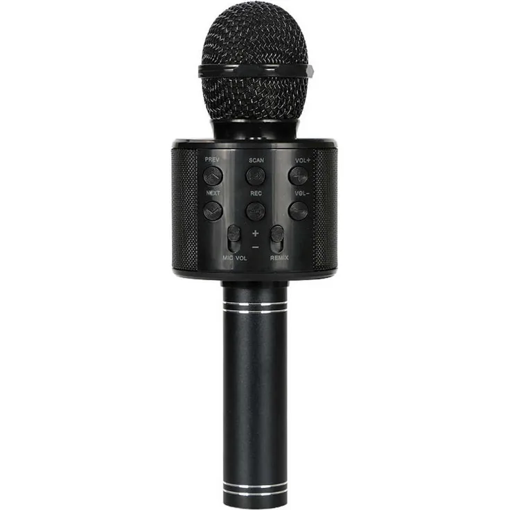 Wisam WS-858 Wireless Hifi Speaker Bluetooth Karaoke Mikrofon