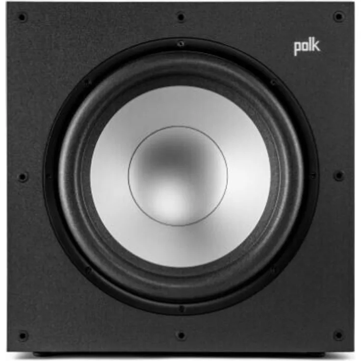 Polk Audio XT12 Aktivsubwoofer mit 12-Zoll-Tieftöner, Schwarz