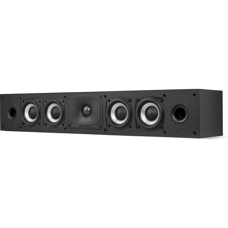Polk Audio XT35 Slimline Center-Lautsprecher, Hi-Res, Schwarz