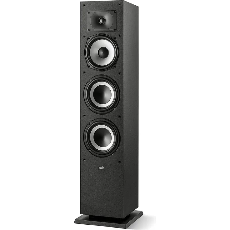 Polk Audio XT60 Standlautsprecher, HiFi, Heimkino-Lautsprecher, Hi-Res, Schwarz