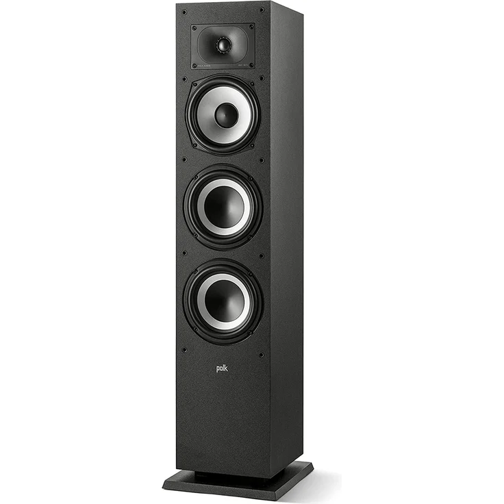 Polk Audio XT60 Standlautsprecher, HiFi, Heimkino-Lautsprecher, Hi-Res, Schwarz – Bild 1