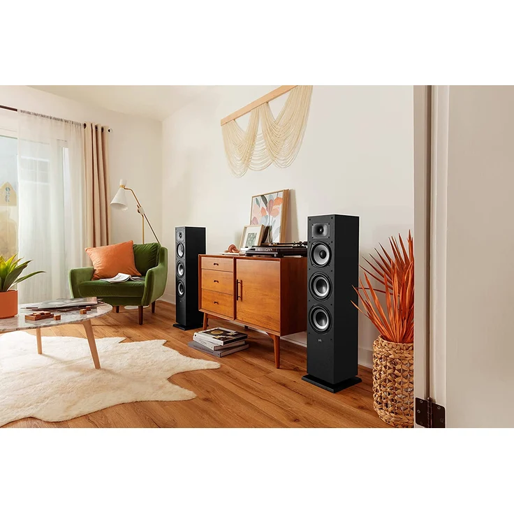 Polk Audio XT60 Standlautsprecher, HiFi, Heimkino-Lautsprecher, Hi-Res, Schwarz – Bild 6