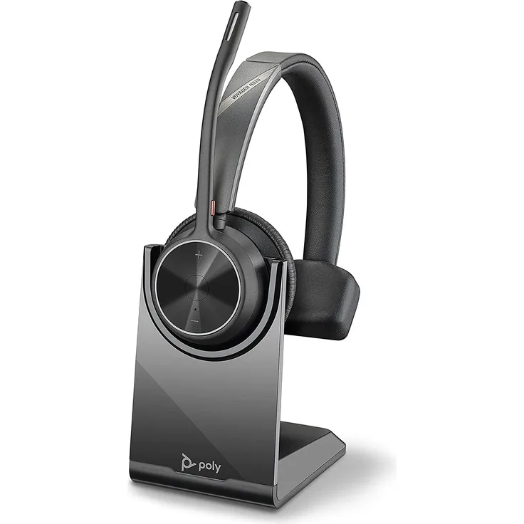 Poly Voyager 4300 UC Series 4310 Headset On-Ear Bluetooth kabellos USB-A Zoom Certified