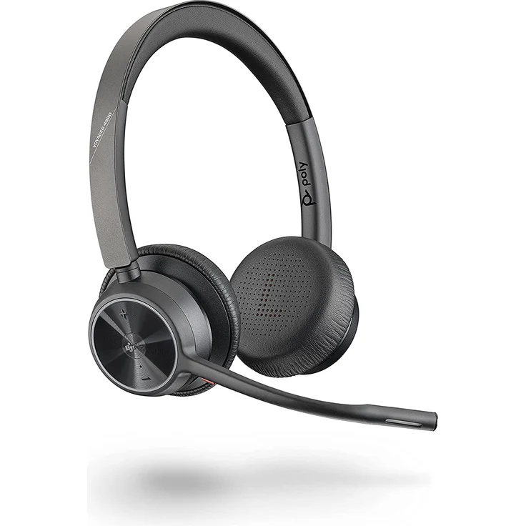 Poly Voyager 4300 UC Series 4320 Für Microsoft Teams Headset On-Ear Bluetooth kabellos – Bild 1