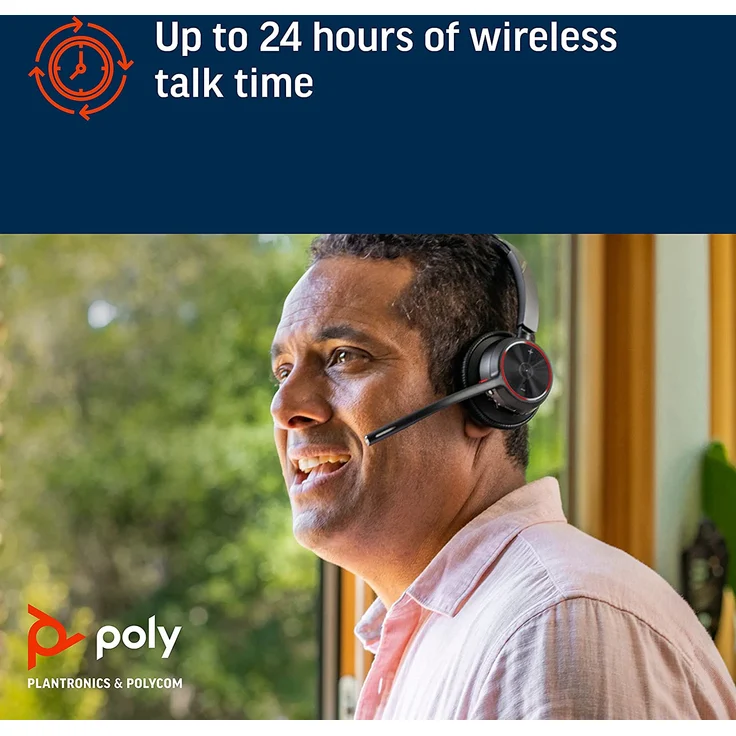 Poly BT Headset Voyager 4310 UC Mono USB-A Teams – Bild 5