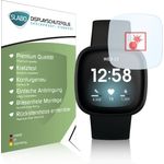 2x Slabo Panzerschutzfolie für Fitbit Sense | Fitbit Versa 3 KLAR Shockproof (verkleinerte Folien) Displayfolie Schutzfolie Folie