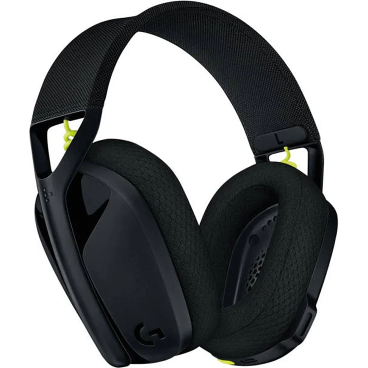 Logitech G435 Lightspeed Kabelloses Bluetooth-Gaming-Headset - Leichte Over-Ear-Kopfhörer, Integrierte Mikrofone, 18h Akku, Kompatibel mit Dolby Atmos, PC, PS4, PS5, Handy - Schwarz (981-001049) – Bild 2