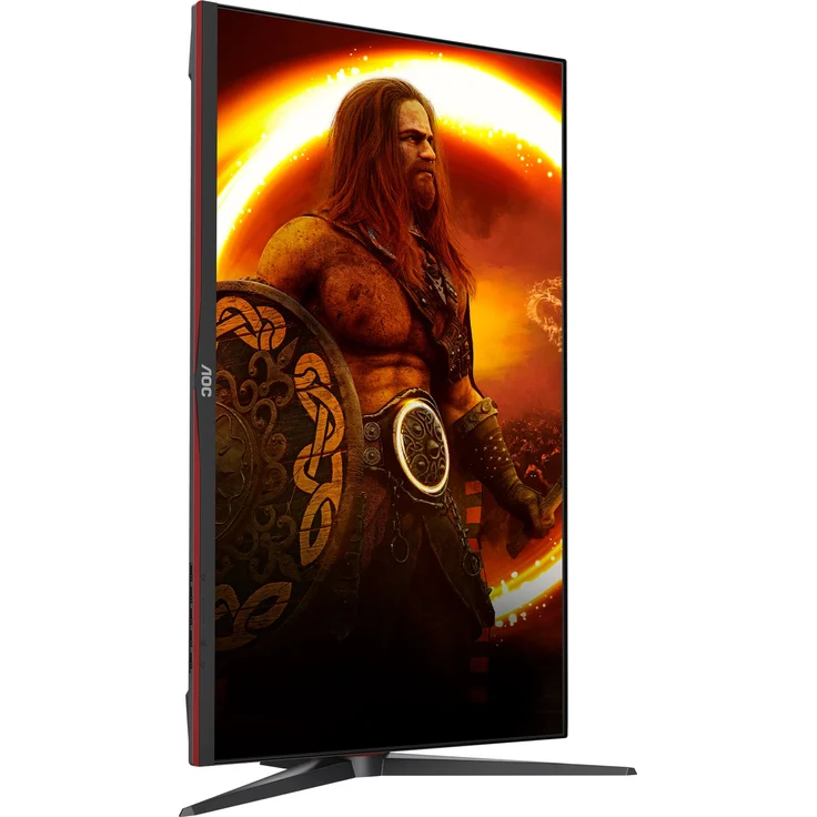 AOC U28G2XU/BK - 28 Zoll, 4K Ultra HD (3840 x 2160 Pixel), IPS, 144 Hz, 1 ms, 370 cd/m² (U28G2XU/BK) – Bild 6