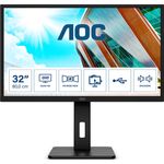 AOC Q32P2CA - 31,5 Zoll, Wide Quad HD (2560 x 1440 Pixel), IPS, 75 Hz, 4 ms, 250 cd/m² (Q32P2CA)