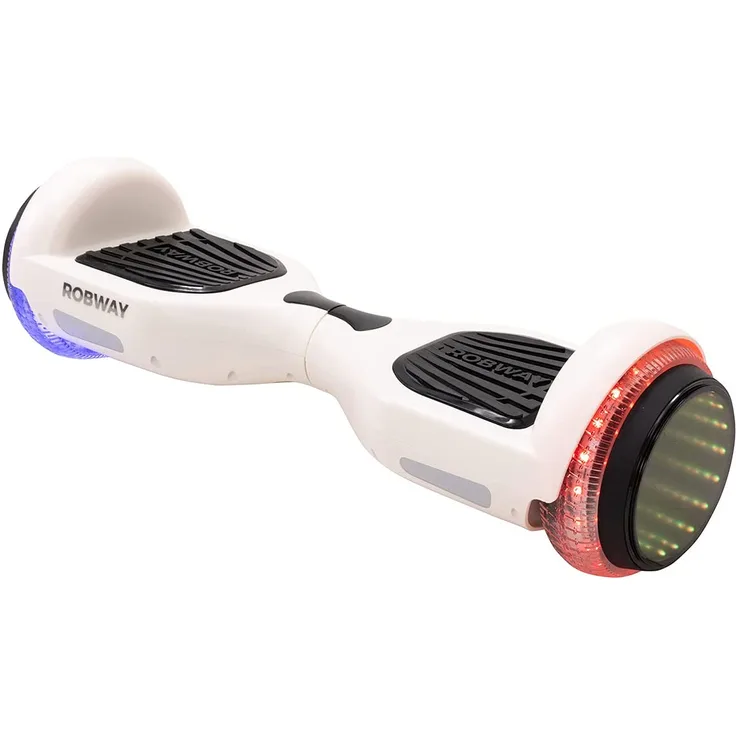Hoverboard ROBWAY W1 E-Balance Board Scooter Elektro Roller Smart Self Balance (Weiß Matt Infinity RG1)
