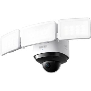 Bild für eufy Security Floodlight Cam 2 Pro Überwachungskamera mit Scheinwerfer, 360-Grad Schwenk- und Neigefunktion, 2K Full HD, Smarte Beleuchtung, wetterfest, K.I. Technologie, gebührenfreie Nutzung (T8423G22)
