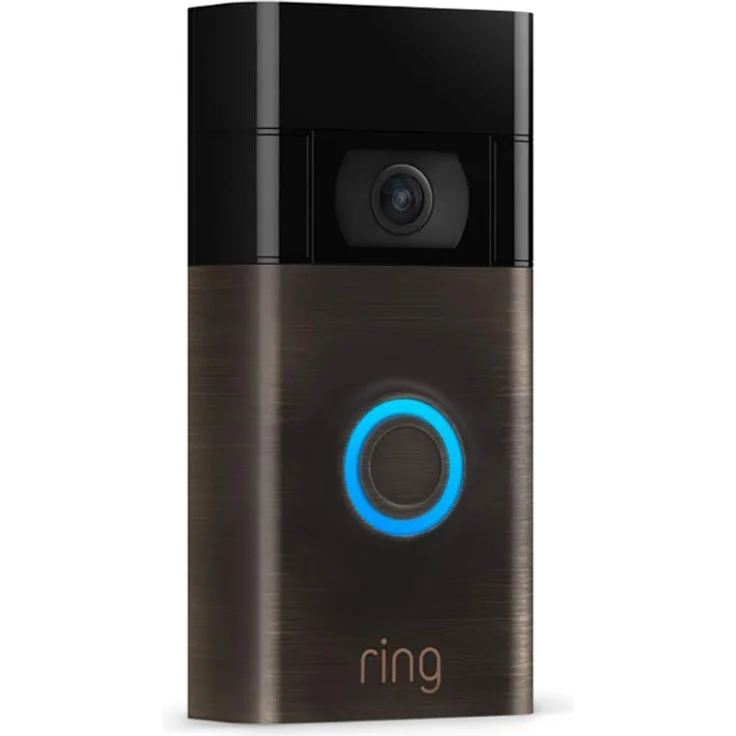 Ring Video Doorbell (2. Generation), Akku-Türklingel, 1080p HD-Video, fortschrittliche Bewegungserfassung und einfache Installation, Venezianische Bronze – Bild 1