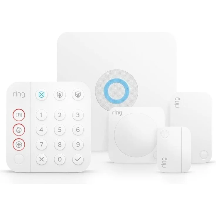 Ring Alarm 5-teiliges Kit (2. Generation), Starter Kit, weiß – Bild 1