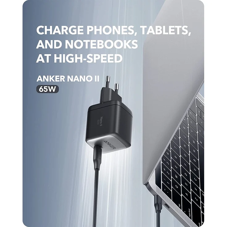Anker 715 Charger (Nano II 65 W), schwarz (A2663311) – Bild 2