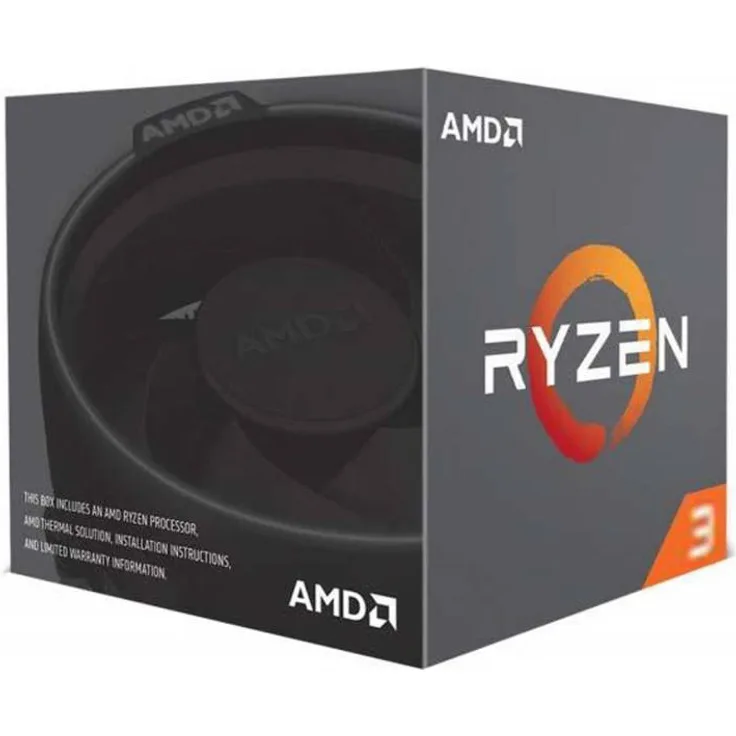 AMD Ryzen 3 1200 - 3.1 GHz - 4 Kerne - 4 Threads - 8 MB Cache-Speicher - Socket AM4 - Box (YD1200BBAFBOX)