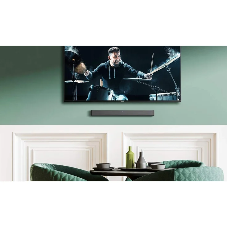 Hisense HS214 2.1 Soundbar mit Subwoofer, Bluetooth, HDMI, grau – Bild 9
