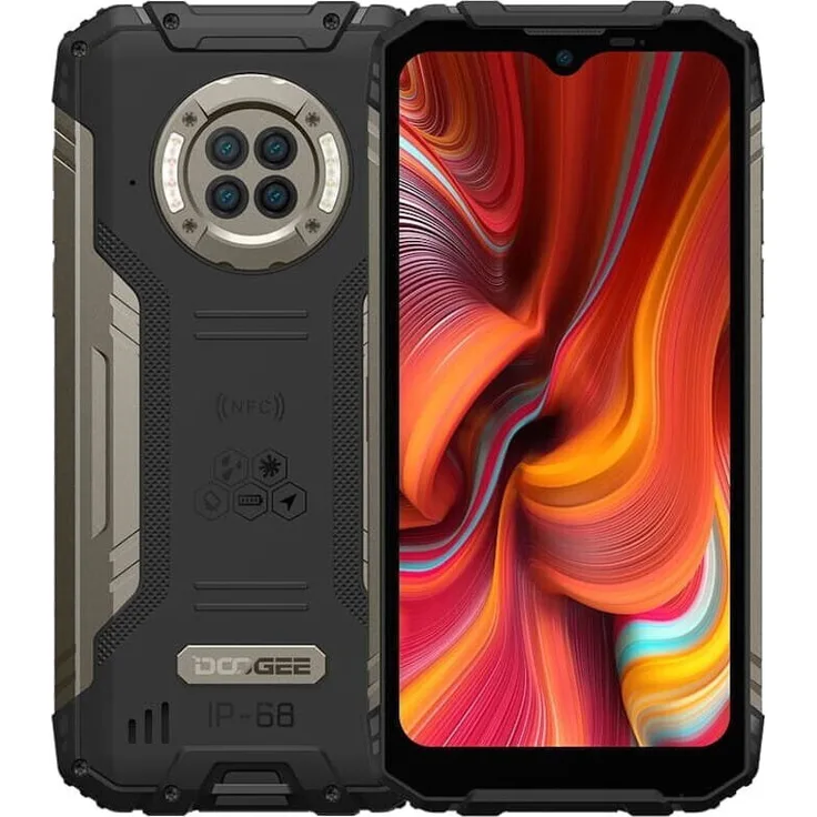 Doogee S96 Pro Smartphone 15,8cm (6,22 Zoll) Farbdisplay, 128GB interner Speicher, 8GB RAM, Hybrid-SIM, Black