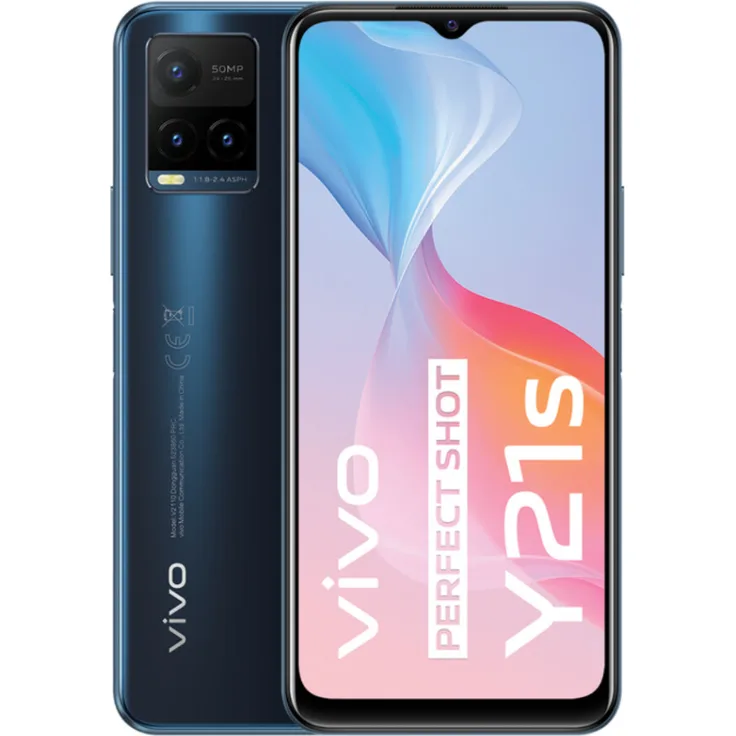 VIVO Y21s Smartphone 16,54cm (6,51 Zoll) LCD-Display, 128GB interner Speicher, 4GB RAM, Dual-SIM, Midnight Blue