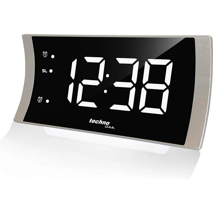 TechnoLine WT 494 Radiowecker, UKW (FM), schwarz