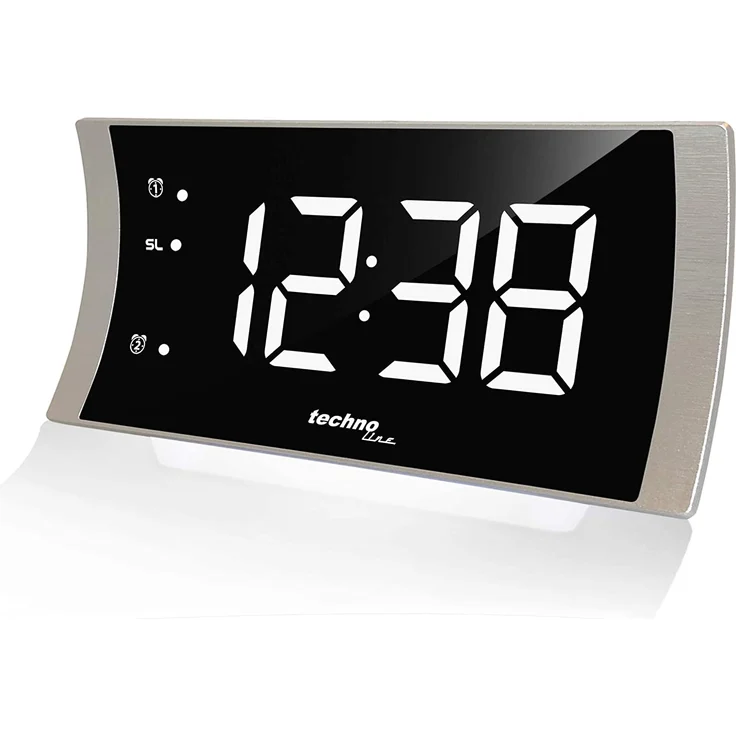 TechnoLine WT 494 Radiowecker, UKW (FM), schwarz – Bild 1