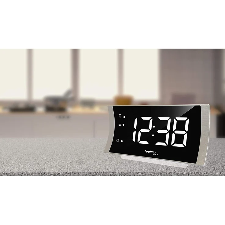 TechnoLine WT 494 Radiowecker, UKW (FM), schwarz – Bild 2