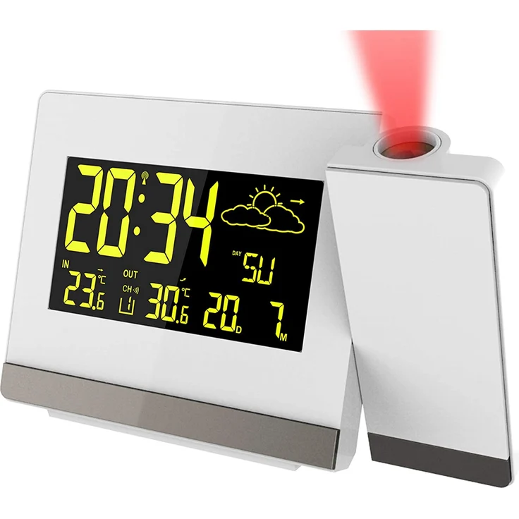 Technoline WT 549 Projektionswecker, , weiß – Bild 1