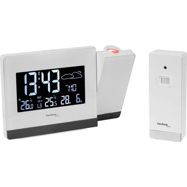 Technoline WT 549 Projektionswecker, , weiß – Bild 3