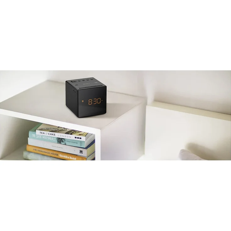 Sony ICF-C1W Radiowecker, UKW (FM), MW, weiß – Bild 5