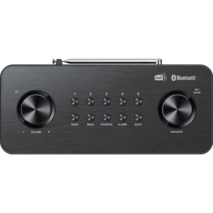 Kenwood CR-ST80DAB Digitalradio, UKW (FM), DAB, DAB+, schwarz – Bild 4