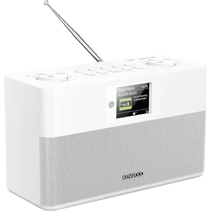 Kenwood CR-ST80DAB Digitalradio, UKW (FM), DAB, DAB+, weiß – Bild 3
