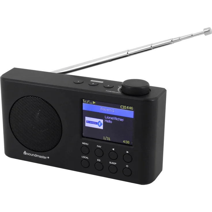 Soundmaster IR6500SW Internetradio, UKW/DAB+, schwarz – Bild 2