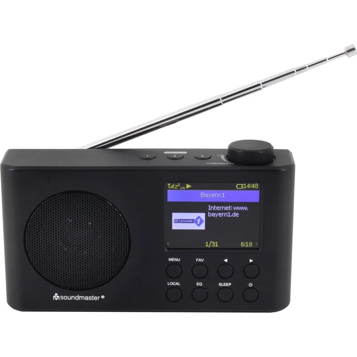 Soundmaster IR6500SW Internetradio, UKW/DAB+, schwarz