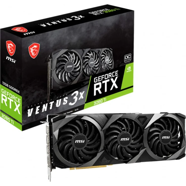 MSI GeForce RTX 3080 Ti Ventus 3X 12G OC, 12GB GDDR6X, HDMI, 3x DP (V389-059R) – Bild 1