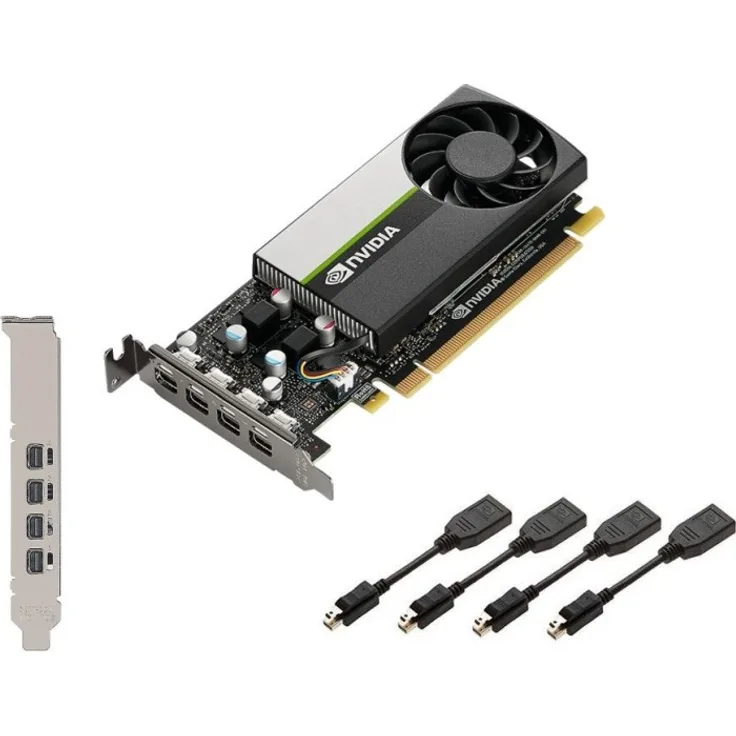 PNY T1000, 4GB GDDR6, 4x mDP (VCNT1000-PB)