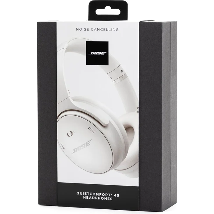 Bose QuietComfort 45 headphones, Over-Ear-Kopfhörer mit Aware-Modus, Noise Cancelling, weiß (2021) – Bild 10