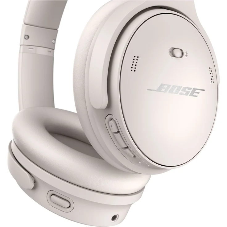 Bose QuietComfort 45 headphones, Over-Ear-Kopfhörer mit Aware-Modus, Noise Cancelling, weiß (2021) – Bild 12