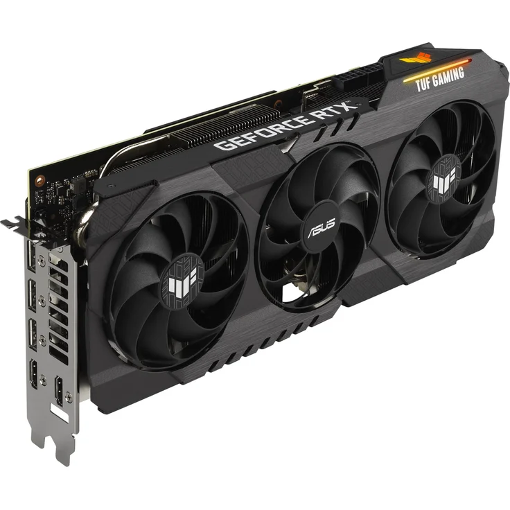 ASUS TUF Gaming GeForce RTX 3080 V2 OC (LHR), TUF-RTX3080-O10G-V2-GAMING, 10GB GDDR6X, 2x HDMI, 3x DP (90YV0FB4-M0NM00) – Bild 8