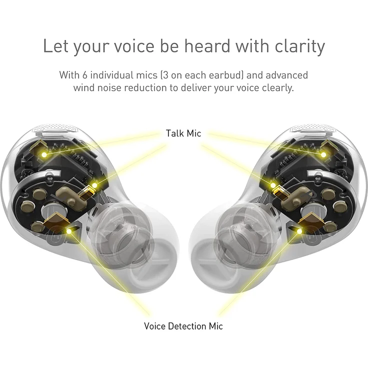 Technics EAH-AZ40E-S Premium Bluetooth True Wireless In-Ear-Kopfhörer, Noise Cancelling, silber – Bild 4