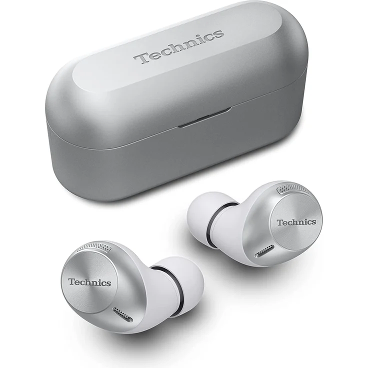 Technics EAH-AZ40E-S Premium Bluetooth True Wireless In-Ear-Kopfhörer, Noise Cancelling, silber – Bild 1