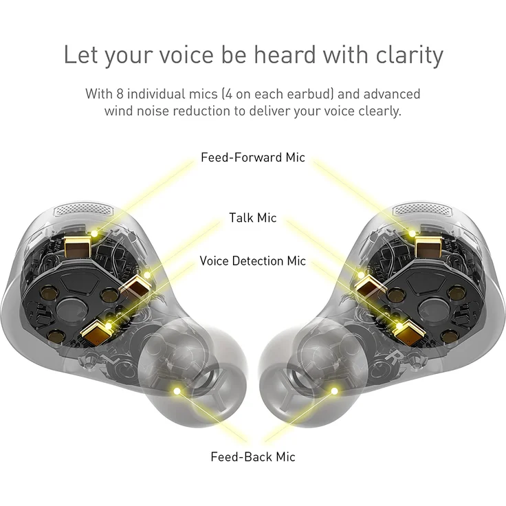 Technics EAH-AZ60E-K ANC Bluetooth True Wireless In-Ear-Kopfhörer, Noise Cancelling, schwarz – Bild 4