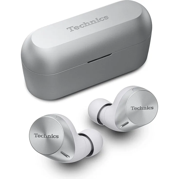 Technics EAH-AZ60E-S ANC Bluetooth True Wireless In-Ear-Kopfhörer, Noise Cancelling, silber
