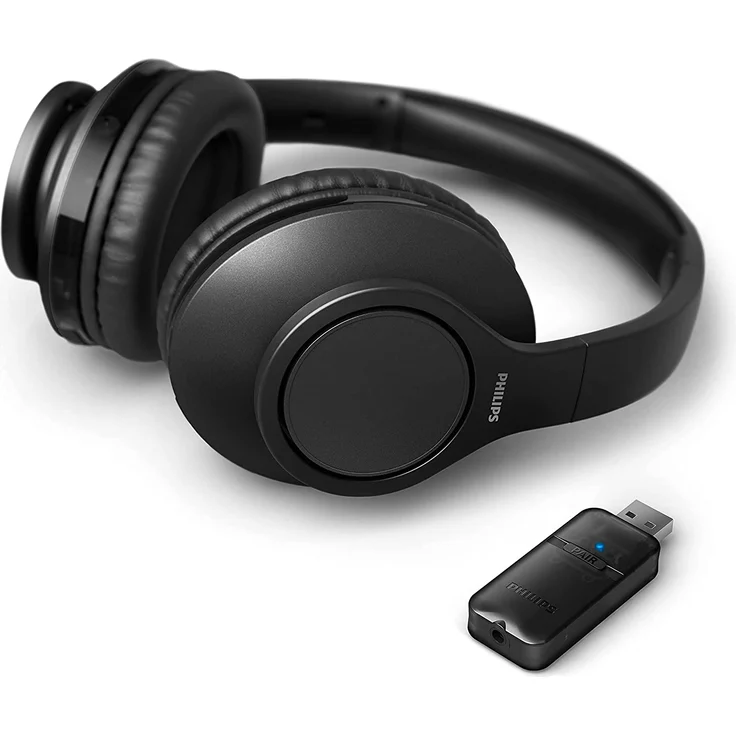 Philips TAH6206BK-00 Over-Ear TV-Kopfhörer kabellos Bluetooth schwarz – Bild 8