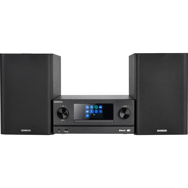 Kenwood M-9000S Mini-Anlage, CD-Player, Streaming, Bluetooth, WLAN, schwarz – Bild 1