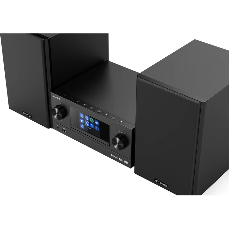 Kenwood M-9000S Mini-Anlage, CD-Player, Streaming, Bluetooth, WLAN, schwarz – Bild 3