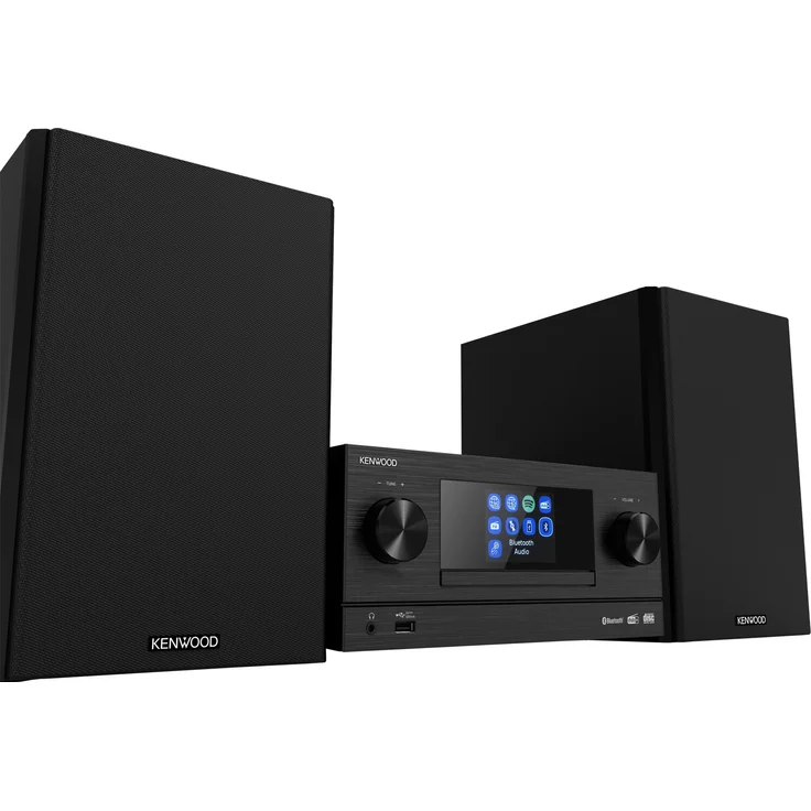 Kenwood M-9000S Mini-Anlage, CD-Player, Streaming, Bluetooth, WLAN, schwarz – Bild 4