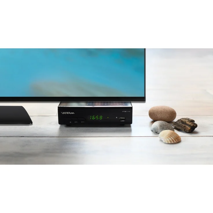 Vantage Vantage VT-92 T2 HD FTA DVB-T2 Receiver, schwarz – Bild 7